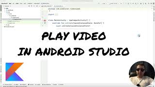 VideoView Tutorial With Example In Android Studio  Kotlin [upl. by Camilla]