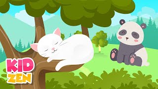 Relaxing Music For Children  Be Calm and Focused cute animals  3 Hours Extended Mix [upl. by Aicena220]