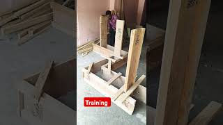 📢👉Training Of Shuttering Carpenter Making Job Z Type Coloum job carpenterwork shutteringcarpenter [upl. by Ordep]