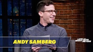 Andy Samberg Shares His Rejected Golden Globes Jokes [upl. by Horan]