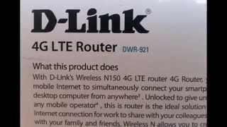 Setup 3G on Dlink 4G or 3G DWR921 Router [upl. by Saffren]