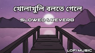 Kholakhuli bolte gele ।  Slowed amp Reverb  । Raja Rani Raji। Raj Barman । Anwesshaa । Lofi Music [upl. by Etnasa]