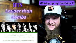 Reaction  BTS  Louder than bombs [upl. by Ahsiekam]