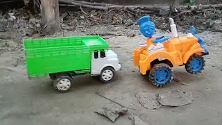 tractor pulling truck on most dangerous Circle road  TRC Toy [upl. by Ives]