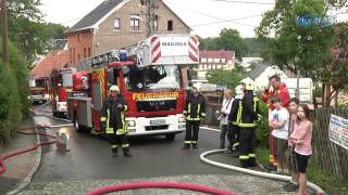 Brand in Zwickau Cainsdorf Sachsen 01072012 [upl. by Angelita865]