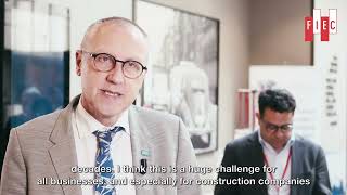 FIEC Interview with Niko Demeester  Embuild CEO [upl. by Tenahs]