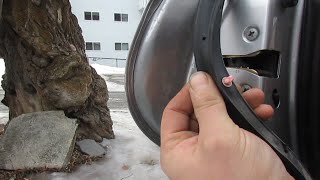 Car Weather Stripping Fix [upl. by Ibed]