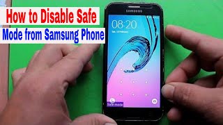 Samsung J2 safe mode disable  how to disable samsung safe mode [upl. by Idroj]