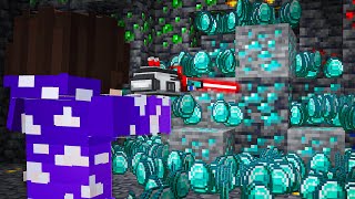 FIZ UMA PISTOLA LASER QUE MINERA NO MINECRAFT  Minecraft Odisseia [upl. by Hyde]