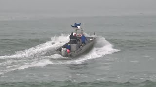 JOLIE SORTIE DUN BATEAU AVEC UN NEZ DE REQUIN A MAREE BASSE AVEC GROS COEF DANS LA PASSE [upl. by Nosnhoj877]