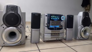 AIWA NSXSZ80 AÑO 2000  PRUEBA DE SONIDO [upl. by Mortie]