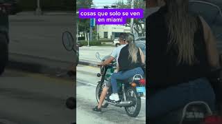 Cubanos en motos y autos de la Rusia comunista por todo Miami [upl. by Entwistle186]