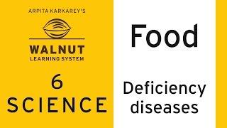 6 Science  Food  Deficiency diseases [upl. by Aydiv481]