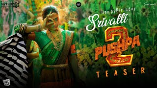 Pushpa 2 Srivallis FIRST look Teaser  Allu Arjun  Rashmika Mandanna  Sukumar  Tupaki Filmy [upl. by Kornher369]