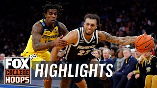 Providence Friars vs Marquette Golden Eagles Big East Tournament Highlights  CBB on FOX [upl. by Wilow]