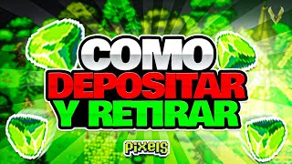 Como Depositar o Retirar Pixels en PC y Celular y Enviar a Binance [upl. by Howe341]