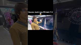 Sourav Joshi Thailand TV worth ₹5 lakh😍souravjoshivlogs piyushjoshivlogs trending viralshorts [upl. by Aeki]