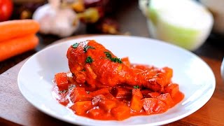 Chicken in annatto achiote sauce Mexican Food [upl. by Ardisj]