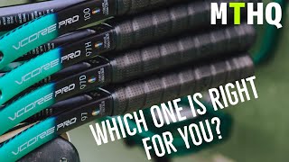 2021 Yonex VCORE Pro Lineup Review 97H vs 97D vs 97 vs 100  Are They Any Better [upl. by Kerwin400]