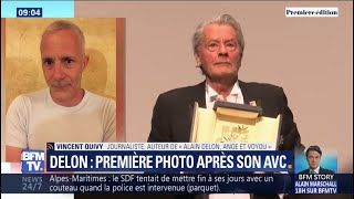 Alain Delon victime dun AVC quotne veut pas trop se montrerquot selon lun de ses biographes [upl. by Aicenod]