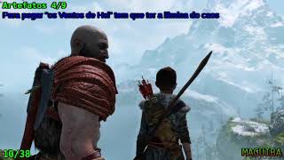 God of War2018  Região Vale do Rio  Localização de todos coletáveis [upl. by Reinnej]