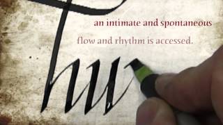 ITALIC CALLIGRAPHY excerpt [upl. by Thirzi]