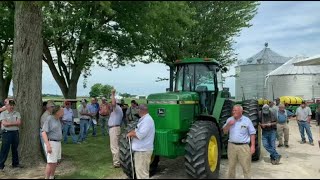 1992 John Deere 4960 with 4781 Hours Sold for 70000 on Indiana Farm Auction Saturday [upl. by Temhem]