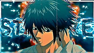 Death Note quotL Lawlietquot  Stereo Love Premiere Pro EditAMV [upl. by Guidotti]