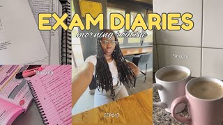 My EXAM Morning Routine ☀️🧖🏾‍♀️ [upl. by Naawaj840]