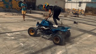 YAMAHA BANSHEE 350  EPIC DRIFTING Raw [upl. by Tiff]