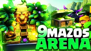 3 MEJORES MAZOS PARA ARENA 9 EN CLASH ROYALE [upl. by Rox]