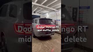 Dodge Durango RT mid muffler delete [upl. by Refinney]