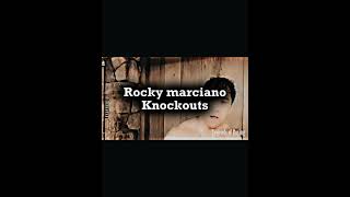 Rocky marciano Knockouts [upl. by Kliman39]