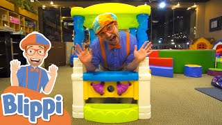 Blippi Visits The Kinderland Indoor Playground  Learn With Blippi  Educational Videos For Kids [upl. by Alvy]