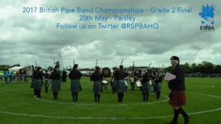 11 Isle of Islay  2017 Grade 2 British Pipe Band Championships [upl. by Ennovad]