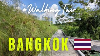 Benchakitti Park  WALKING TOUR  Bangkok Thailand  asaniPOV [upl. by Attaynik]