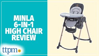 Minla 6in1 High Chair from MaxiCosi Review [upl. by Yraeg]