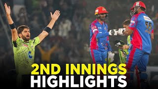 2nd Innings Highlights  Lahore Qalandars vs Karachi Kings  Match 10  HBL PSL 9  M2A1A [upl. by Lubbi]