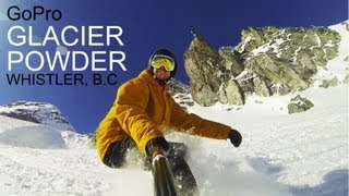 Snowboarding Powder on Blackcomb Glacier  GoPro Snowboarding [upl. by Naedan]