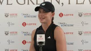 Interview Nataliya Guseva  Lotte Championship 2024 [upl. by Dove]