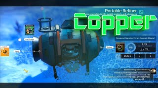 No Mans Sky Gather Copper  Copper Location  Habitation Program Initialising [upl. by Revkah]