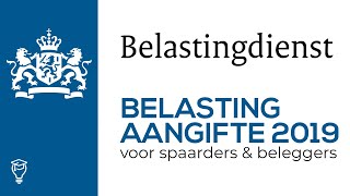 Belastingaangifte over 2019 [upl. by Leamse]