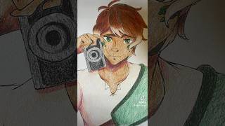 Color Pencil Drawing of My OC Ivru drawing art colorpencil [upl. by Mcneely878]