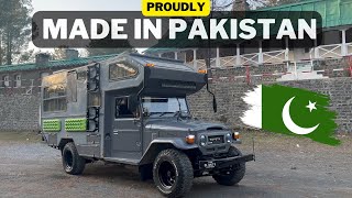 WORLDS BEST FJ CAMPER  LAND CRUISER 40 SERIES CONVERTED INTO AN EXPEDITION VEHICLE  PAKISTAN [upl. by Eeryn]