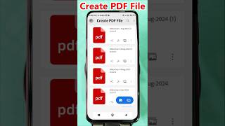 PDF file kaise banaye  Gallery ke photo ko pdf kaise banaye  pdf file kaise banaye mobile me [upl. by Ybur653]