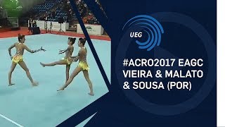 Womens group Portugal  2017 European Bronze Medallists 11  16 final [upl. by Leahcimrej]