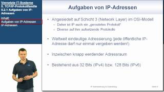 VIT 521 Aufgaben von IPAdressen  Vernetzte ITSysteme [upl. by Adnerol562]