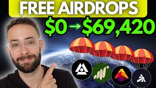 Top FREE Airdrops for 2024 0 Required [upl. by Uah603]