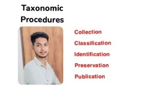 Taxonomic Procedures M sc zoology 1st sem  हिंदी [upl. by Nohsad]