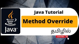 Tamil  Overriding in Java [upl. by Saoj]